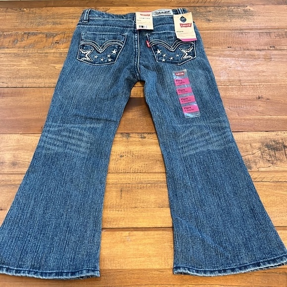 Levi’s flare jeans, kids 5, NWTS, - Picture 2 of 10